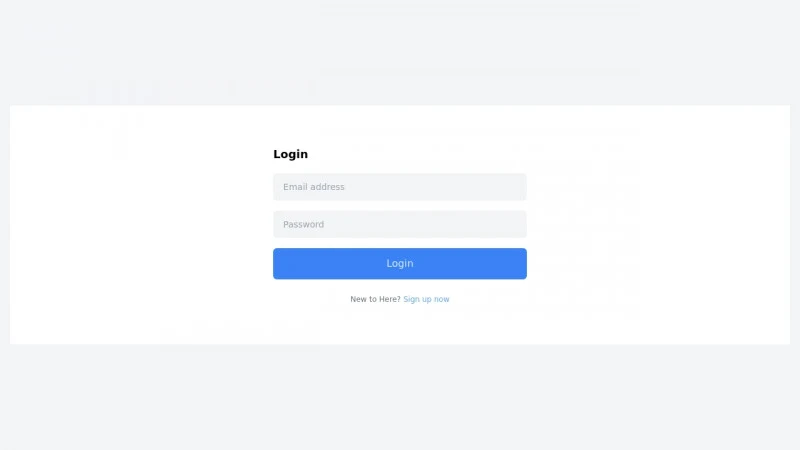 Tailwind CSS Basic Login Form cover