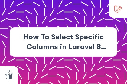 How To Select Specific Columns in Laravel 8 Eloquent cover