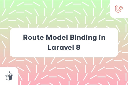 Route Model Binding in Laravel 8 cover