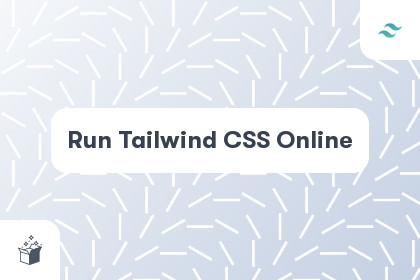Run Tailwind CSS Online cover