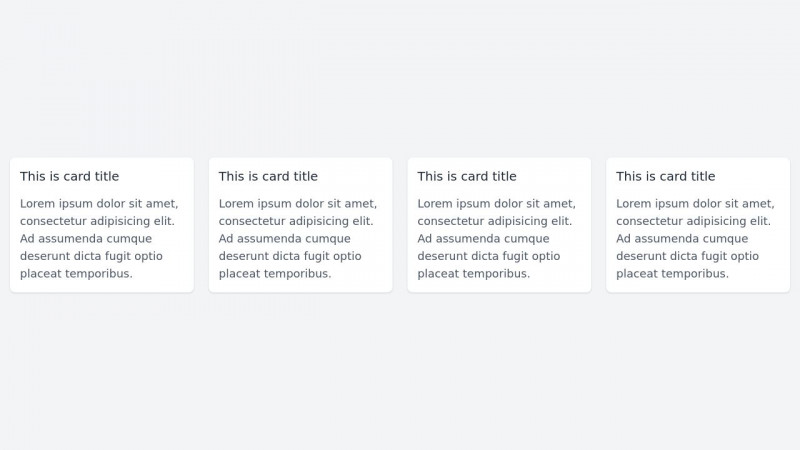 Tailwind CSS Card With Text thumbnail preview
