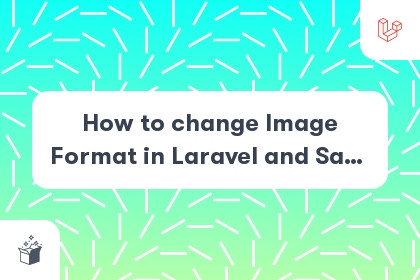 How to change Image Format in Laravel and Save to Disk cover