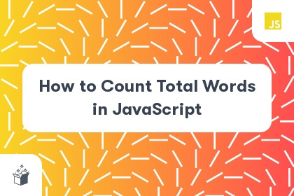 How to Count Total Words in JavaScript cover