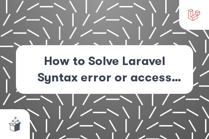 How to Solve Laravel Syntax error or access violation: 1071 Specified key was too long; max key length is 767 bytes cover
