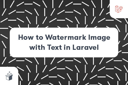 How to Watermark Image with Text in Laravel cover